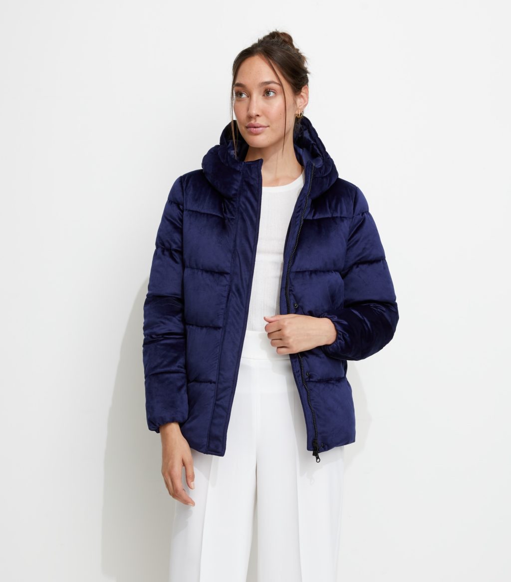 True Blue Puffer Jacket | The Style Capsule