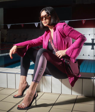 Our fuscia linen blazer advertised in the Sunday Mail newspaper